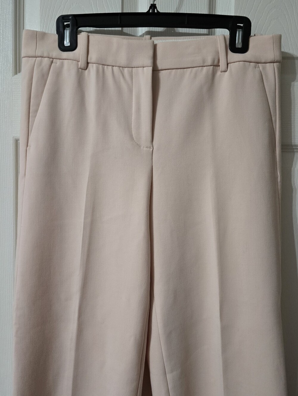 J. Crew 365 Flat Front Pleated Waist Ankle Length Structured Trousers, Sz 8, EUC - Picture 2 of 13